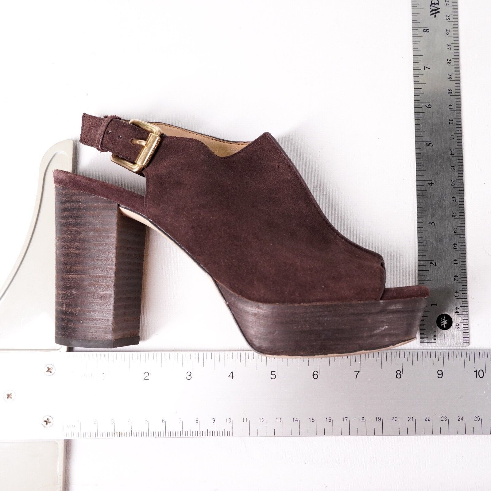 Michael Kors Michael Kors Leather Strapback Platform Heels W 6M Shoes Size US 6 / IT 36 - 9 Thumbnail