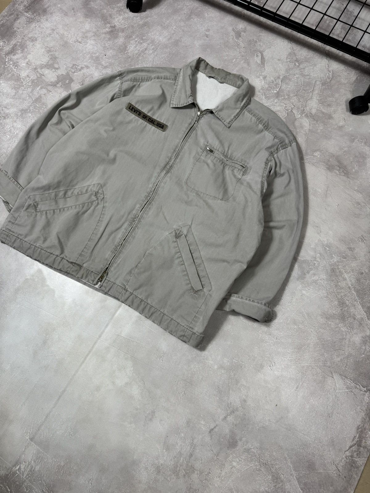 Levi's Vintage 90s Levis Army Jacket Size US L / EU 52-54 / 3 - 2 Thumbnail