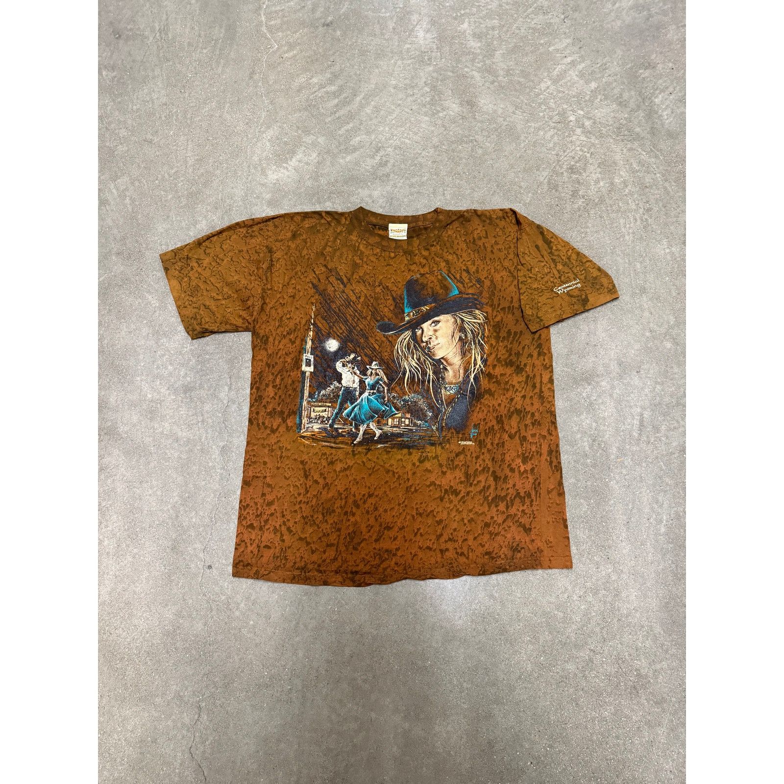 Vintage Vintage 1990's Ragtops Western Country Dancing T-Shirt Size US XL / EU 56 / 4 - 1 Thumbnail