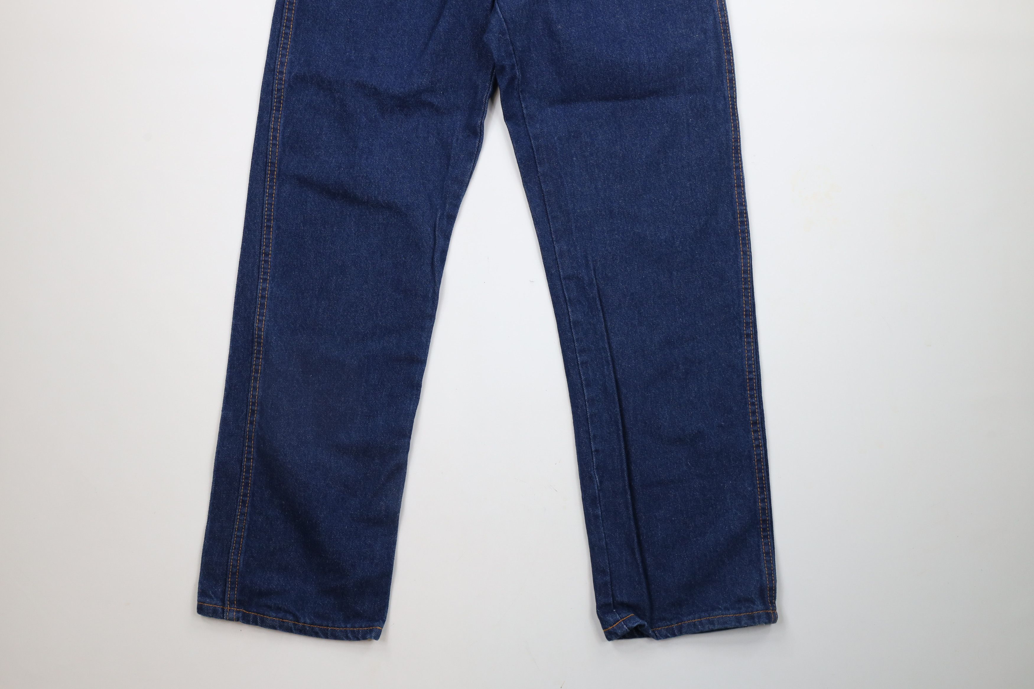 Dickies × Vintage Vintage Dickies Spell Out Wide Leg Denim Jeans Blue Cotton Size US 33 - 4 Thumbnail