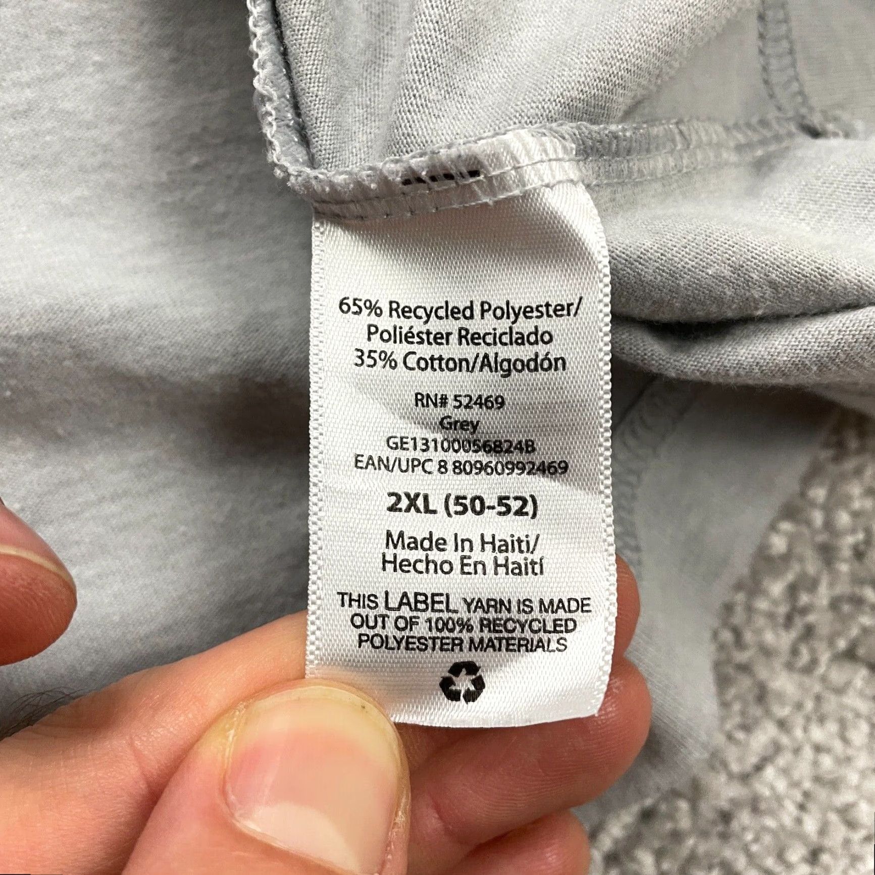George George T-Shirt Mens 2XL Solid Gray Crew Neck Cotton Blend Casual Top Adult Regular Short Sleeve Vintage? No – not vintage. Size US XXL / EU 58 / 5 - 5 Thumbnail