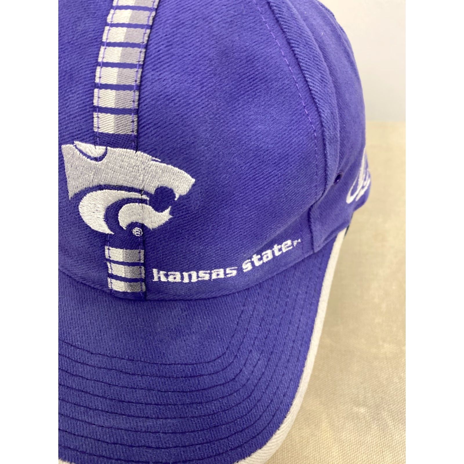 Logo Athletic KANSAS STATE WILDCATS Baseball Hat Adult OSFA Purple Adjustable Cap /534 Conn Brand Logo Athletic Unisex Men Women Hats Size ONE SIZE - 2 Thumbnail
