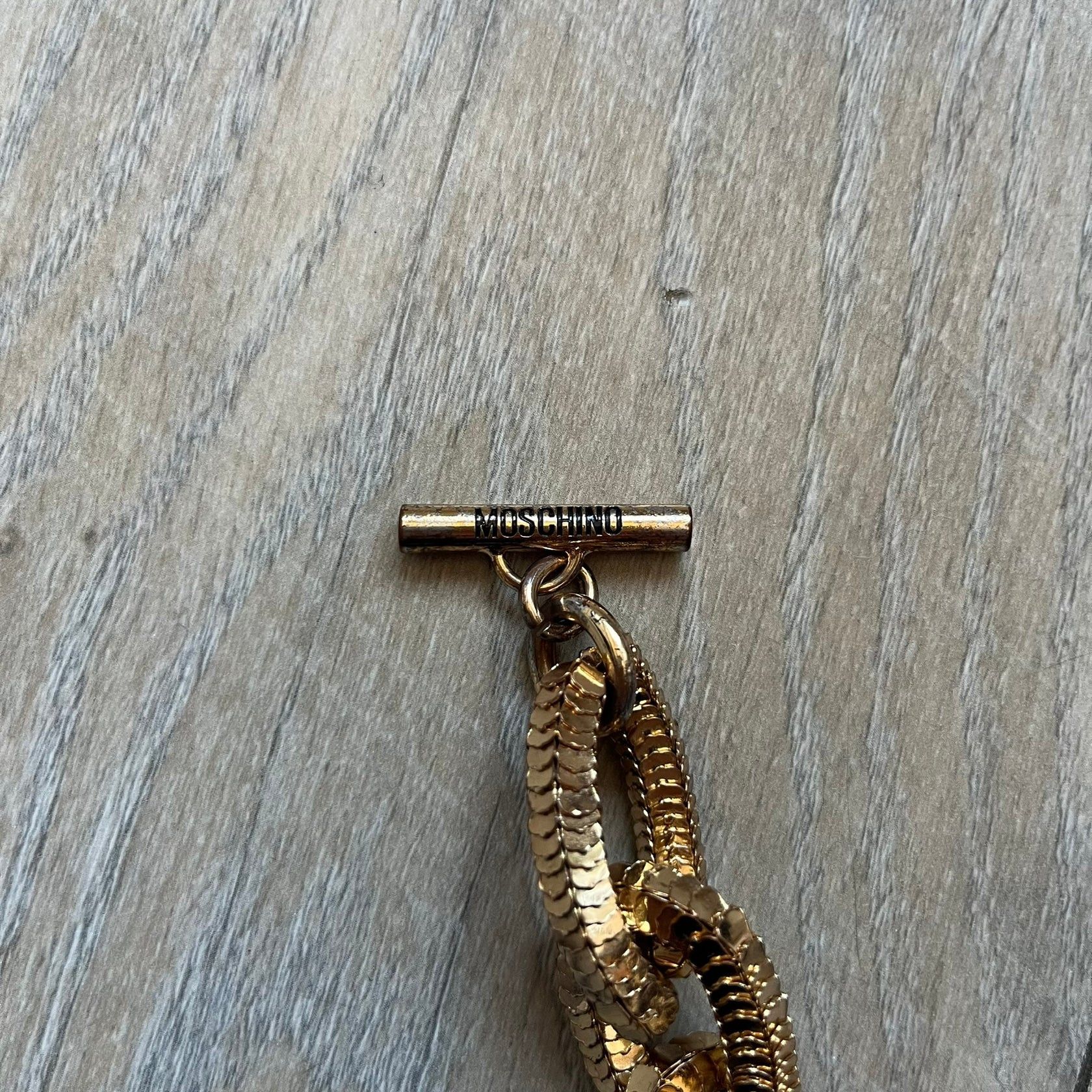 H&M × Moschino Moschino x H&M 2018 Gold Bracelet Size ONE SIZE - 6 Thumbnail