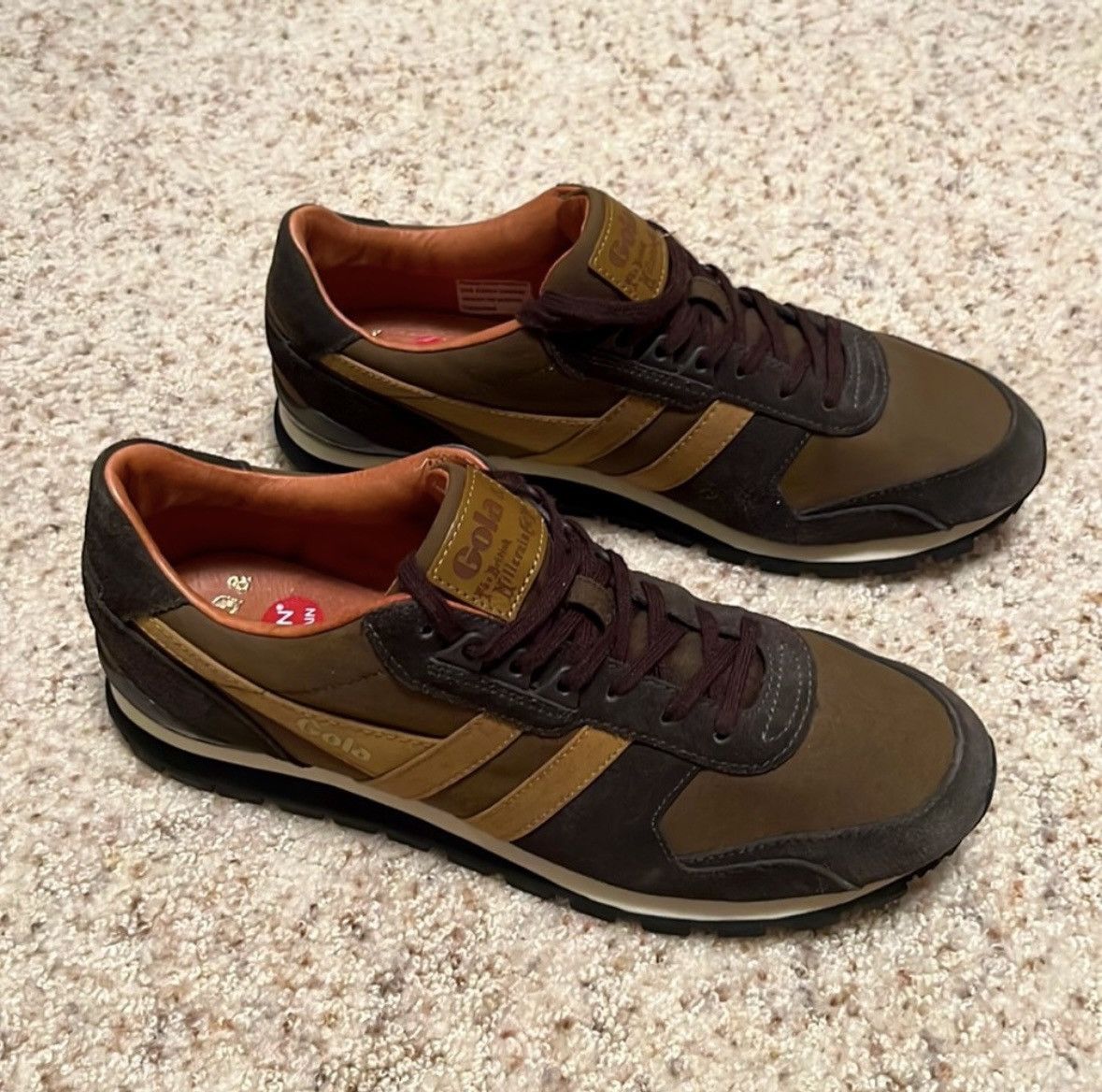 Gola Gola x Millerain Harrier Lowland Genuine Leather Sneaker Size US 10 / EU 43 - 2 Thumbnail