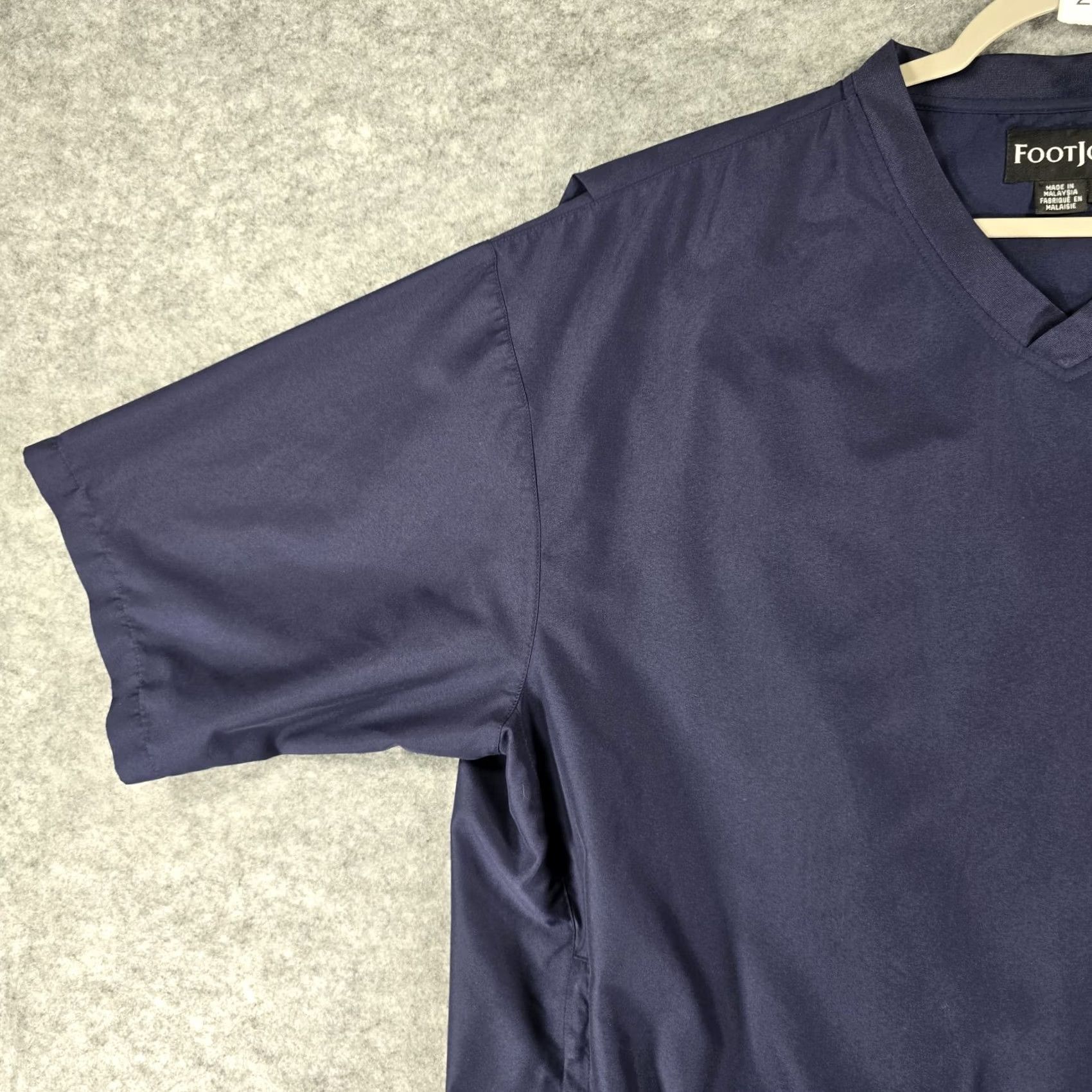Footjoy FootJoy Windbreaker Pullover Mens 2XL Blue Golf Casual Jacket/Coat Short Sleeve Polyester Softshell Size US XXL / EU 58 / 5 - 3 Thumbnail