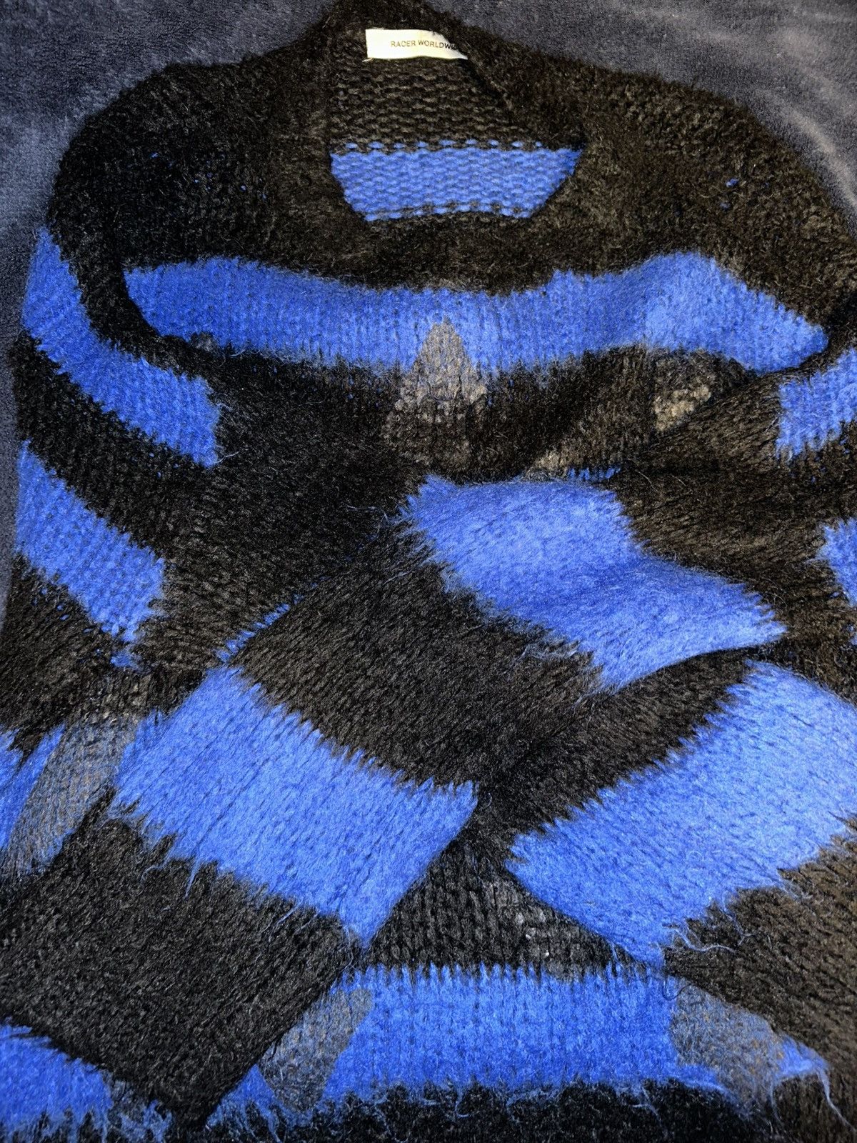 Racer Worldwide RACERWORLDWIDE BLUE STRIPED SWEATER Size US M / EU 48-50 / 2 - 5 Thumbnail