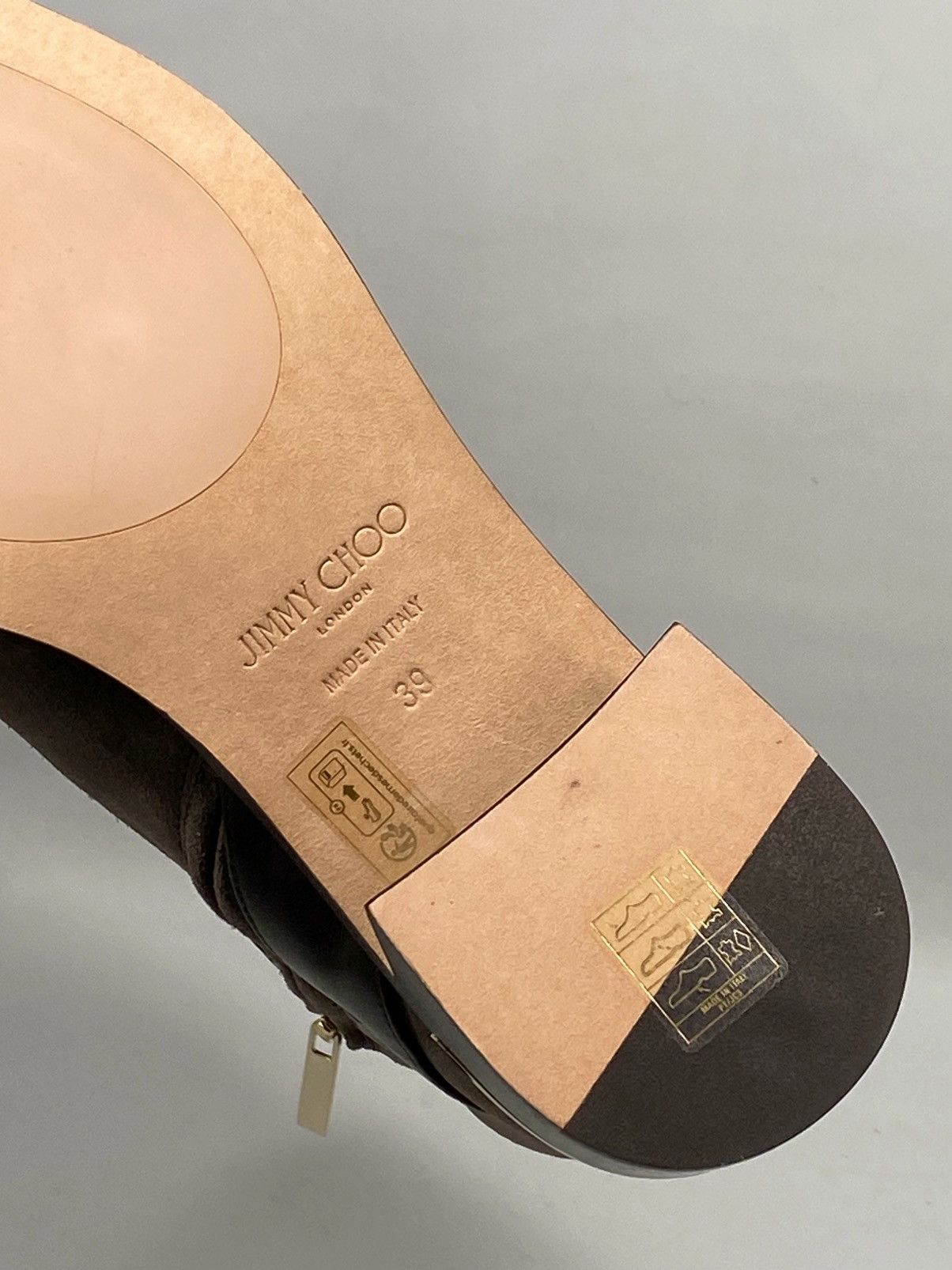 Jimmy Choo Jimmy Choo Clarice 45 Block Heel Suede Booties size 39 Size US 9 / IT 39 - 15 Thumbnail