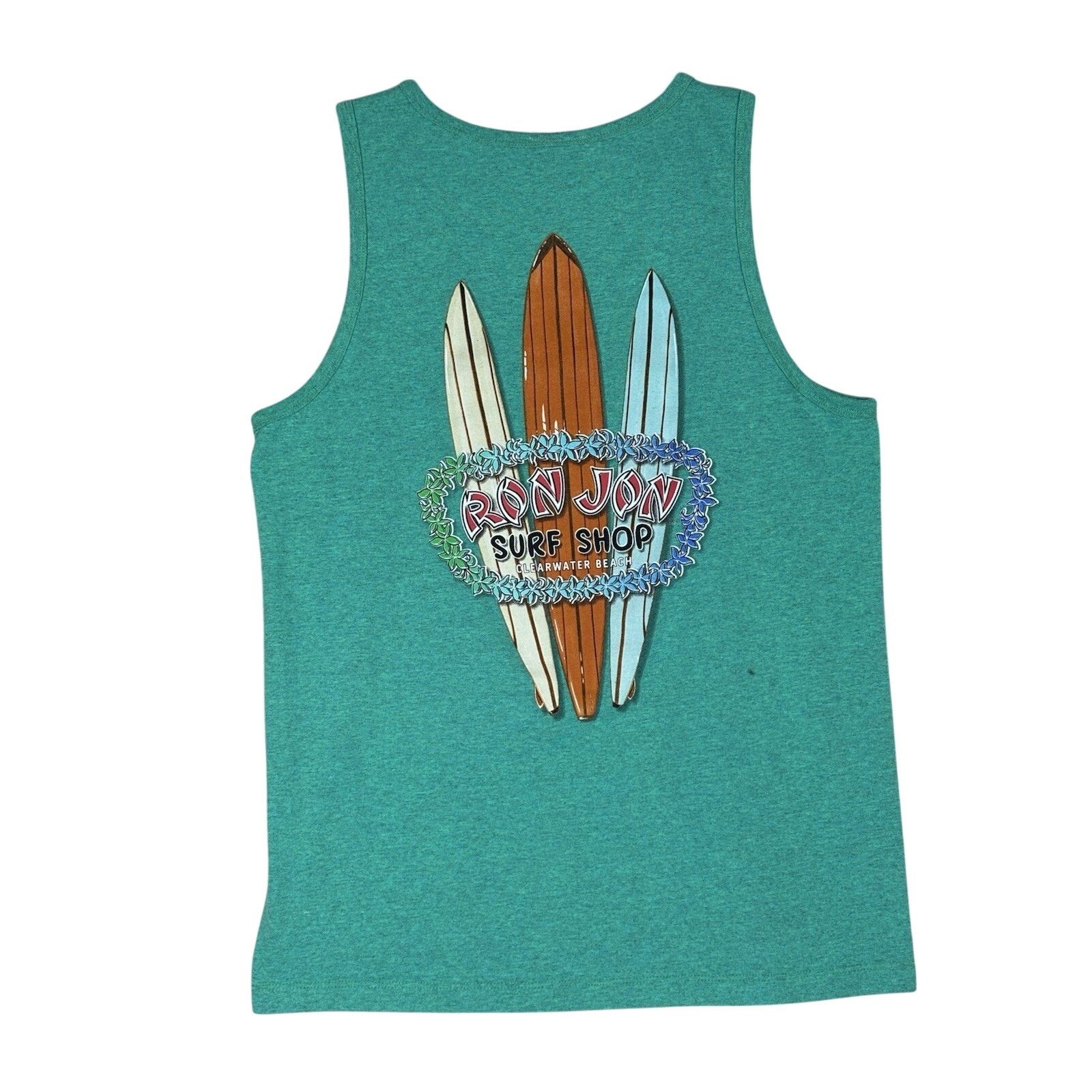 Ron Jon Surf Shop Ron Jon Surf Shop Clearwater Beach Tank Top Teal Men’s Large Size US L / EU 52-54 / 3 - 4 Thumbnail