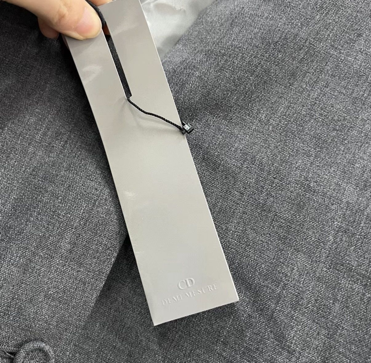 Dior Dior Dark Grey Stand Collar Coat J41 Size US M / EU 48-50 / 2 - 4 Thumbnail