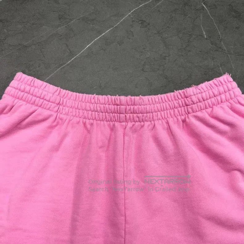 Balenciaga Balenciaga Pink BB Embroidery Logo Shorts. Size US 26 / EU 42 - 4 Thumbnail