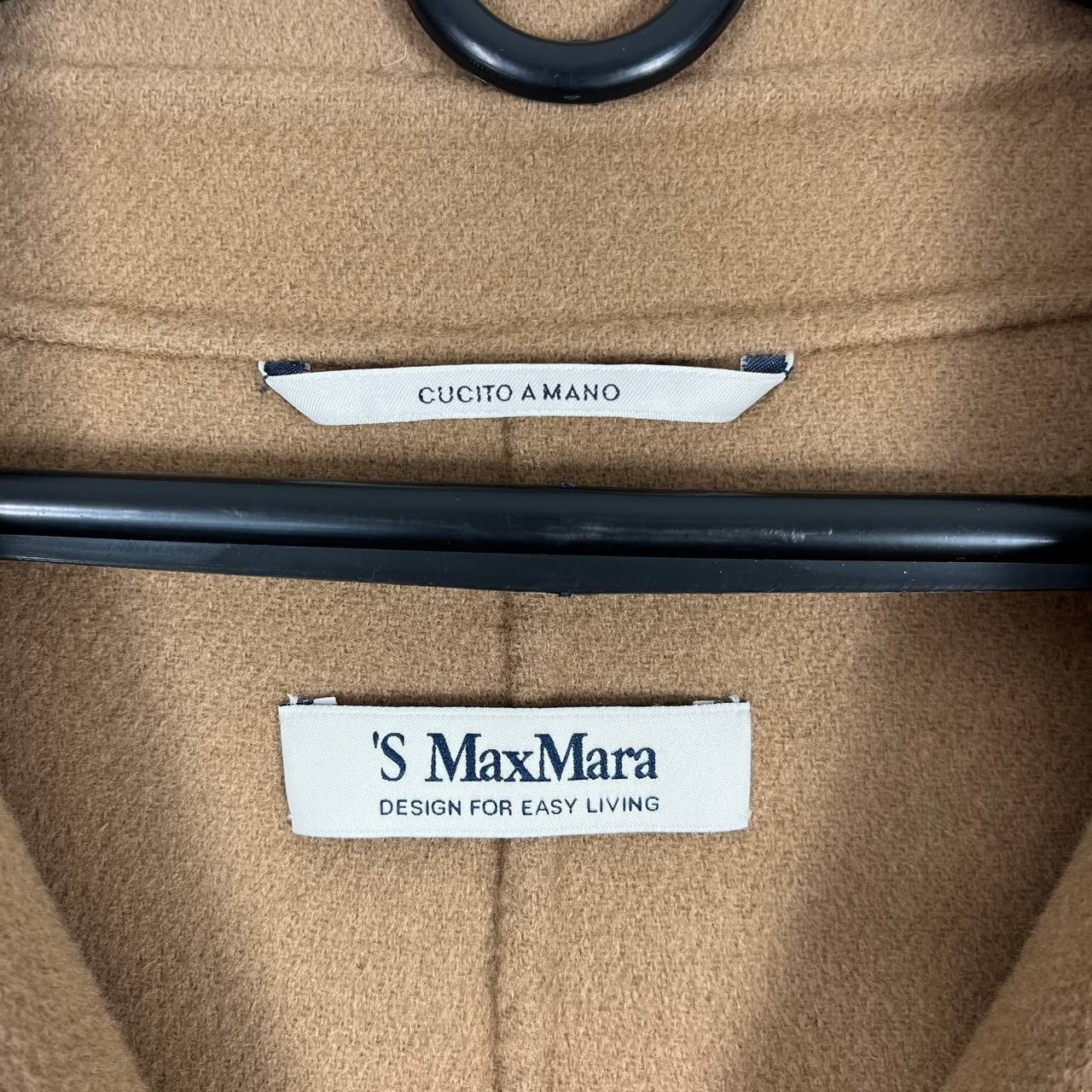 Max Mara Max Mara Womens Camel Wool Coat Pure New Wool Size M Size M / US 6-8 / IT 42-44 - 7 Thumbnail