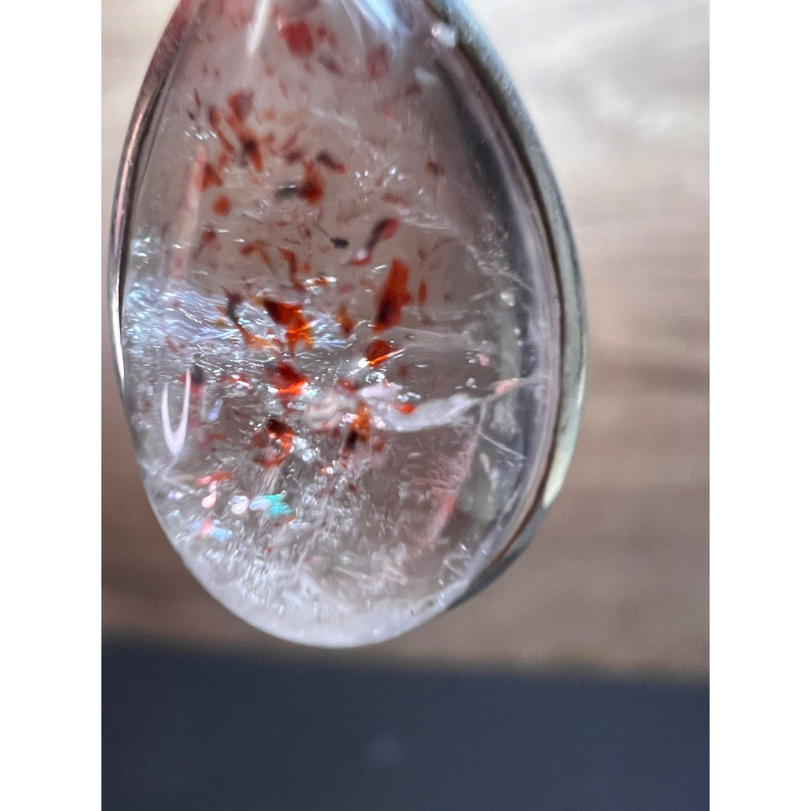 Other NEW Lepidocrocite quartz super 7 teardrop 925 pendant Size ONE SIZE - 5 Thumbnail