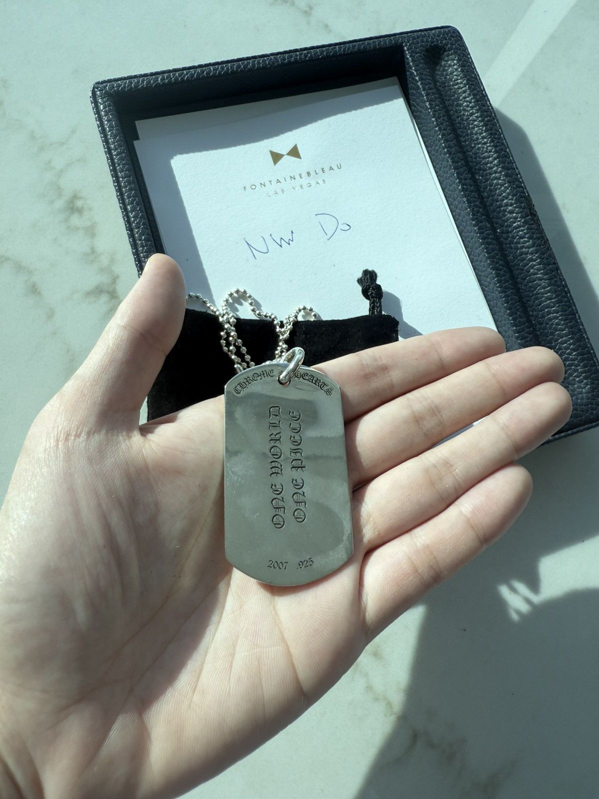 Chrome Hearts Chrome Hearts Dog Tag with ball chain Size ONE SIZE - 3 Thumbnail