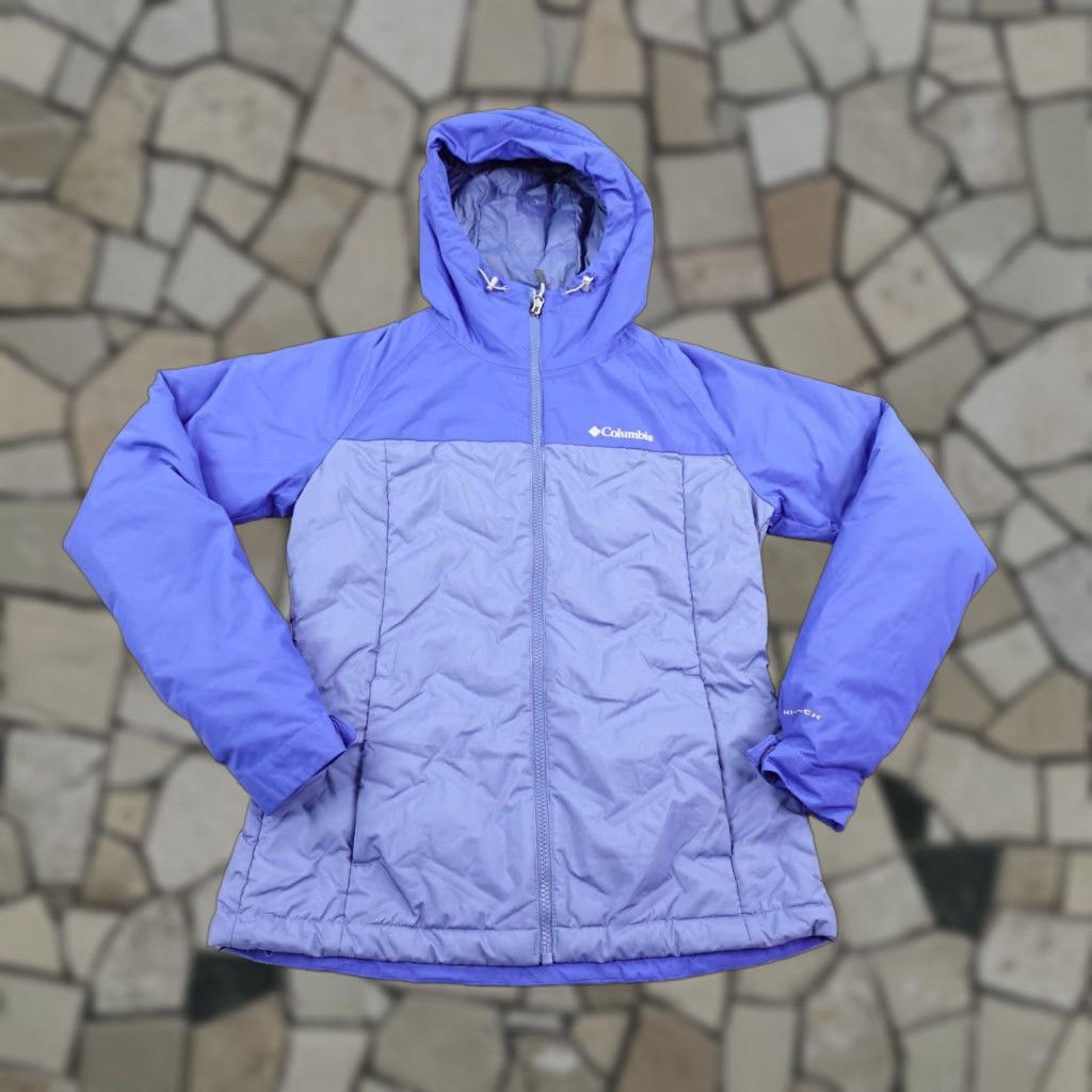 Vintage Columbia Jacket Women XS Blue Grand Trek Down Puffer Omni Heat Puffer Coat Size XS / US 0-2 / IT 36-38 - 1 Thumbnail