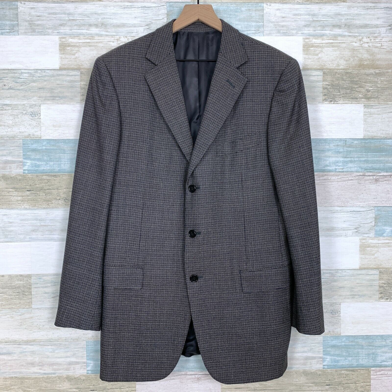 Ermenegildo Zegna Ermenegildo Zegna Trofeo Saks Fifth Sport Coat Gray Mens 42L Size 42L - 1 Thumbnail