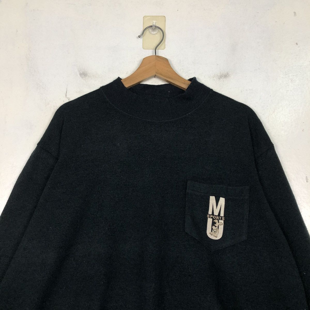 Issey Miyake 📌Vintage Sweatshirt Turtle Neck MU Sports Made in Japan Size US M / EU 48-50 / 2 - 5 Thumbnail