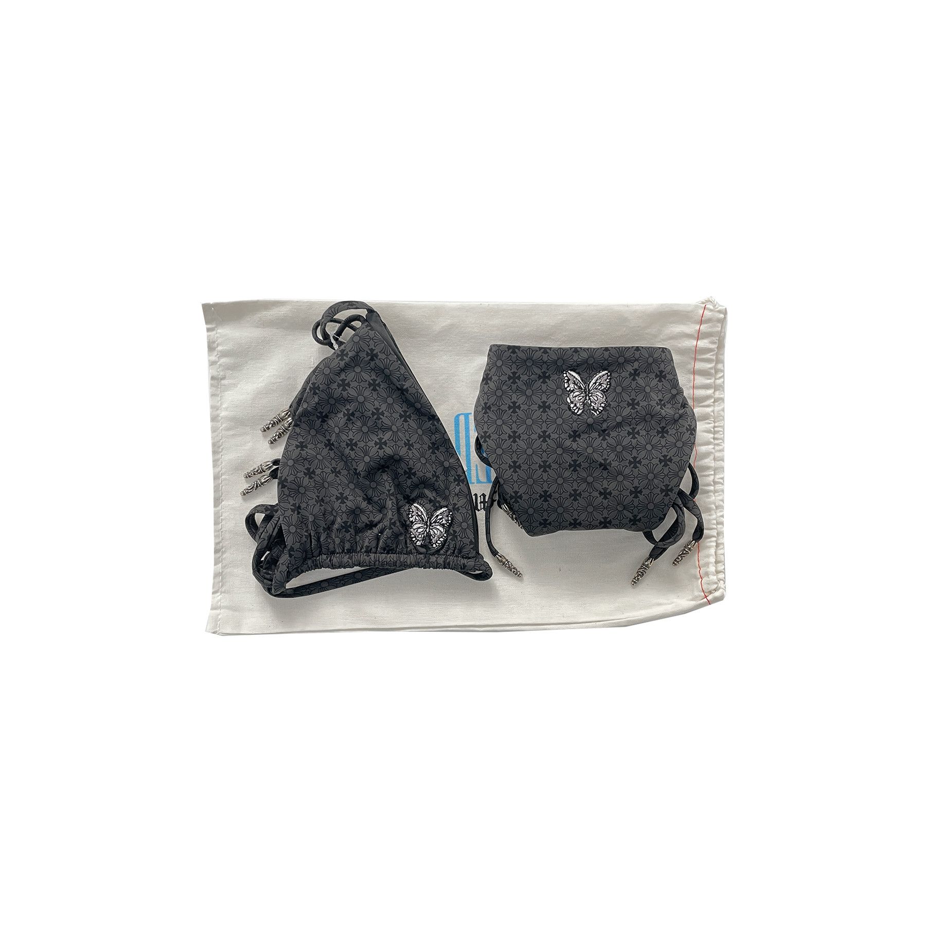 Chrome Hearts Chrome Hearts Dipped in Blue Black Bikini Set Size S / US 4 / IT 40 - 3 Thumbnail