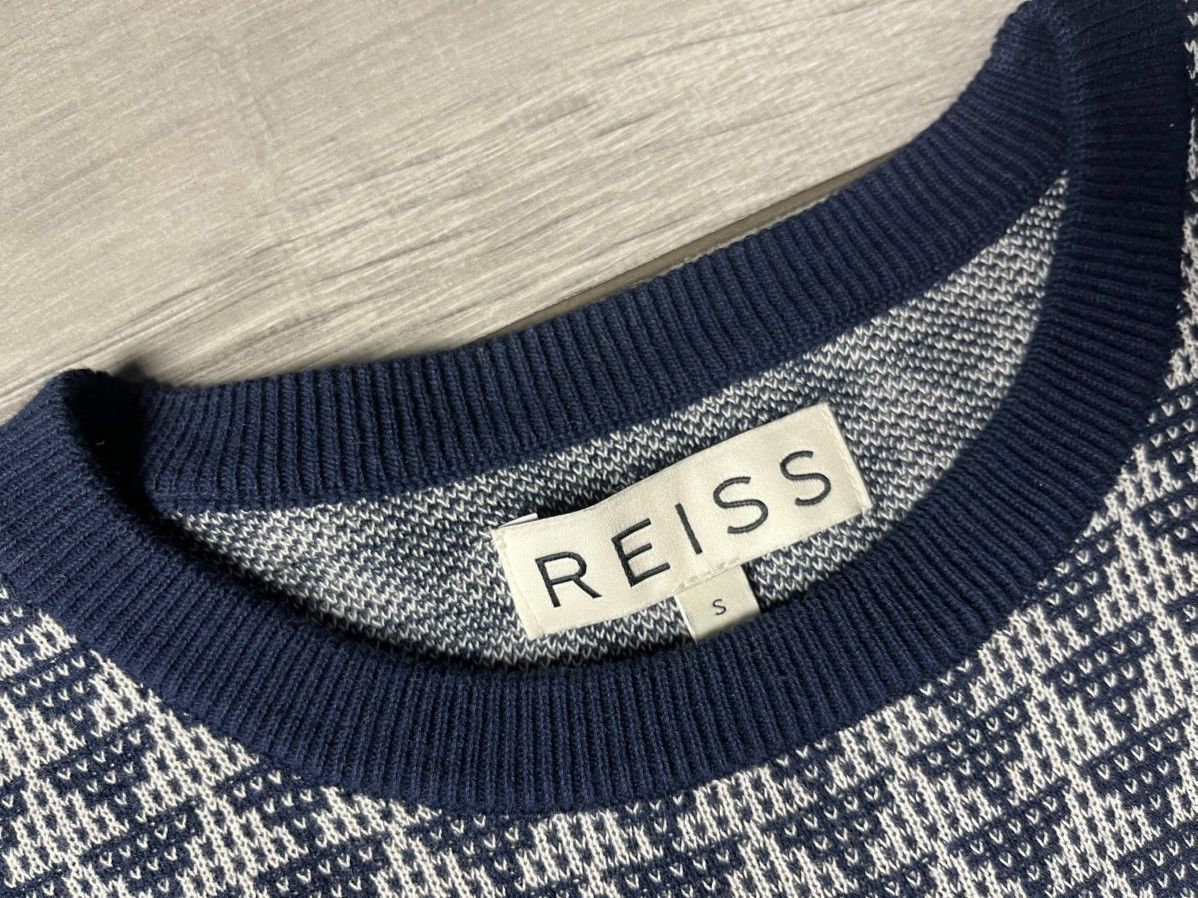 Reiss Reiss jumper abstract knitted sweater size Small Size US S / EU 44-46 / 1 - 4 Thumbnail