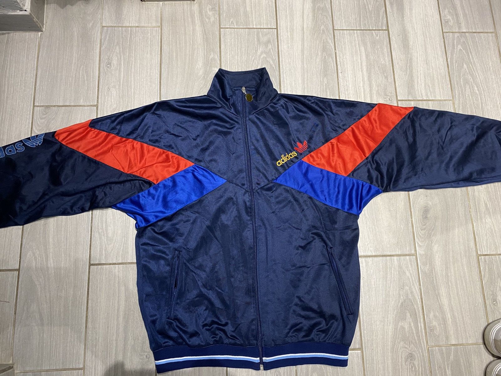 Adidas Very vintage Olympic jacket adidas 70s made in USA rare Y2K Size US L / EU 52-54 / 3 - 2 Thumbnail