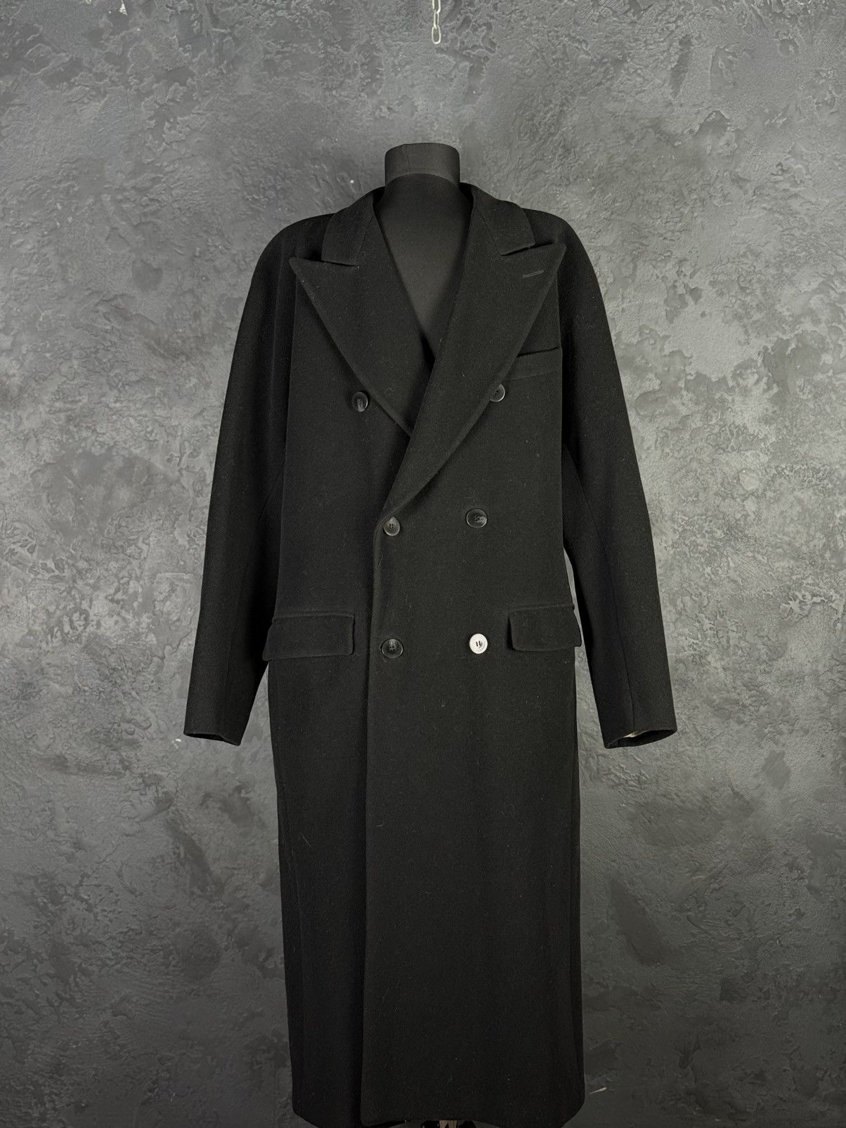 Marithe + Francois Girbaud 90s Marithe François Girbaud Men’s Double Breasted Overcoat Size US L / EU 52-54 / 3 - 4 Thumbnail