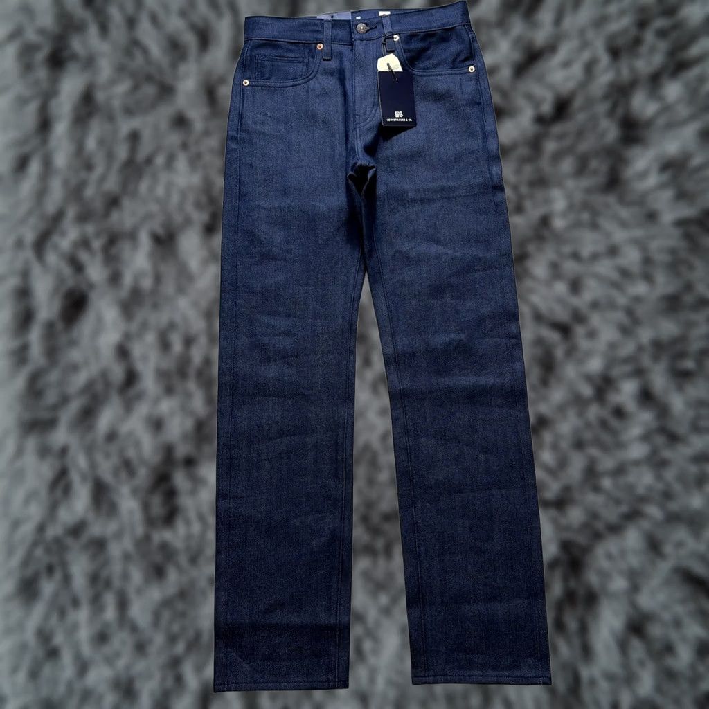 Levi's VINTAGE Levi's 505 Regular Japanese Selvedge Denim Jeans Men 29 x 32 Blue Straight NWT Rare Size US 29 - 1 Thumbnail