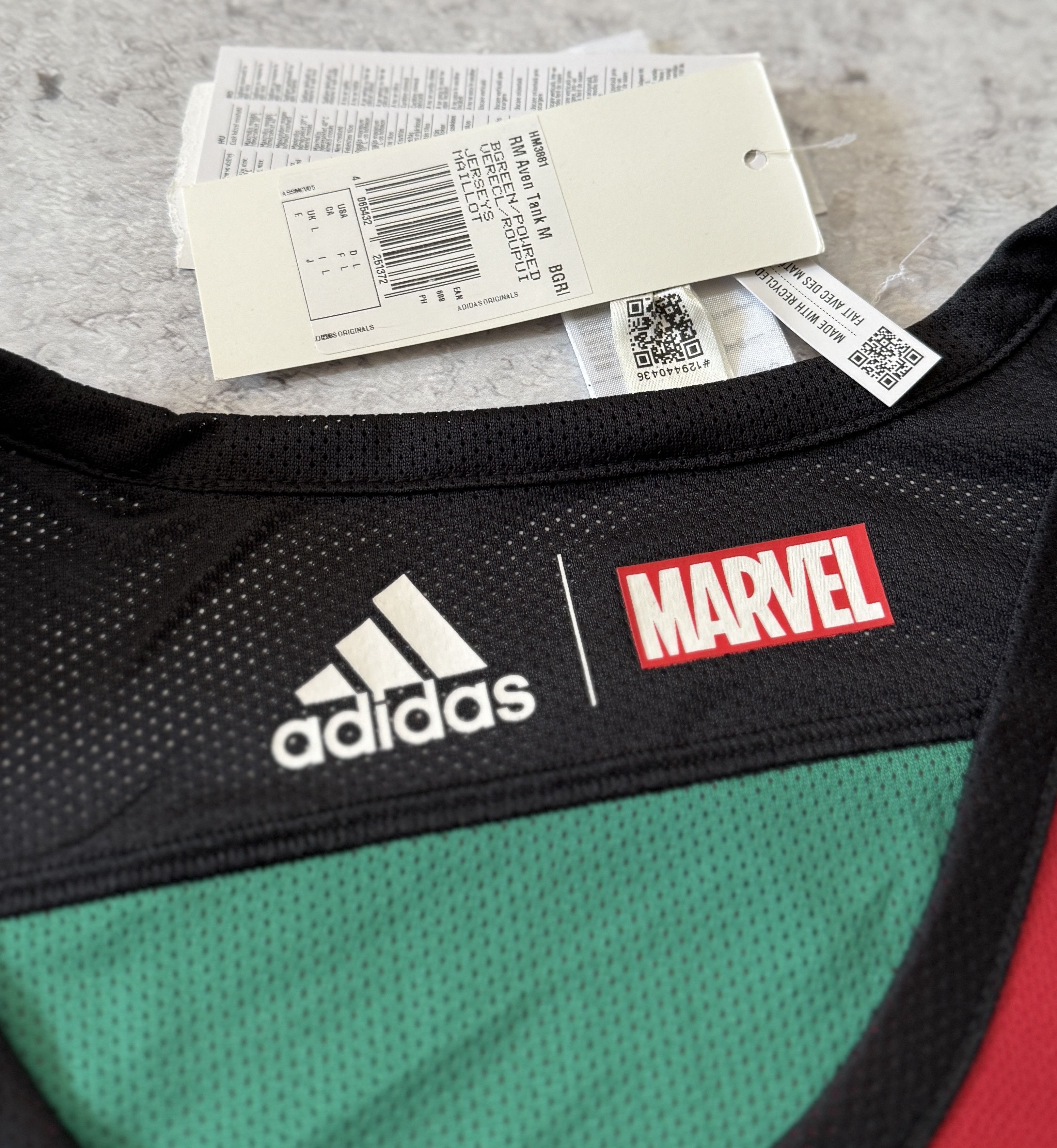 Adidas ADIDAS X REAL MADRID MARVEL AVENGERS TANK TOP HM3881 SIZE L Size US L / EU 52-54 / 3 - 8 Thumbnail