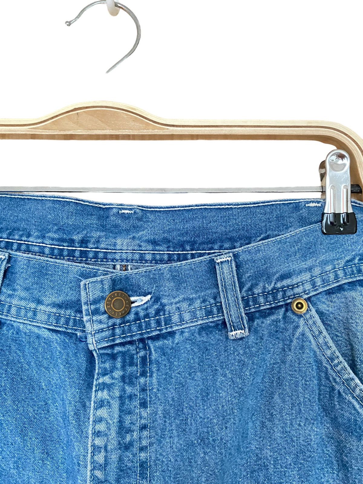 Japanese Brand × Vintage Vintage Brand Key Carpenter Baggy Jeans 2000s Size US 37 - 13 Thumbnail