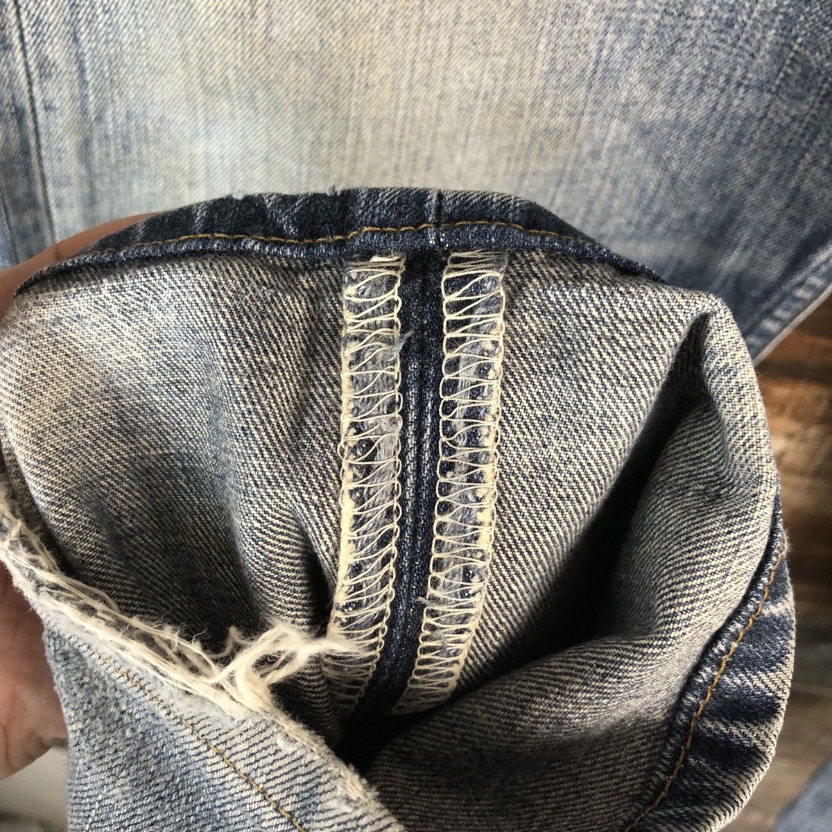 Levi's DL Levis 505 Blue vintage Denim Pants #C198 Size US 33 - 10 Thumbnail