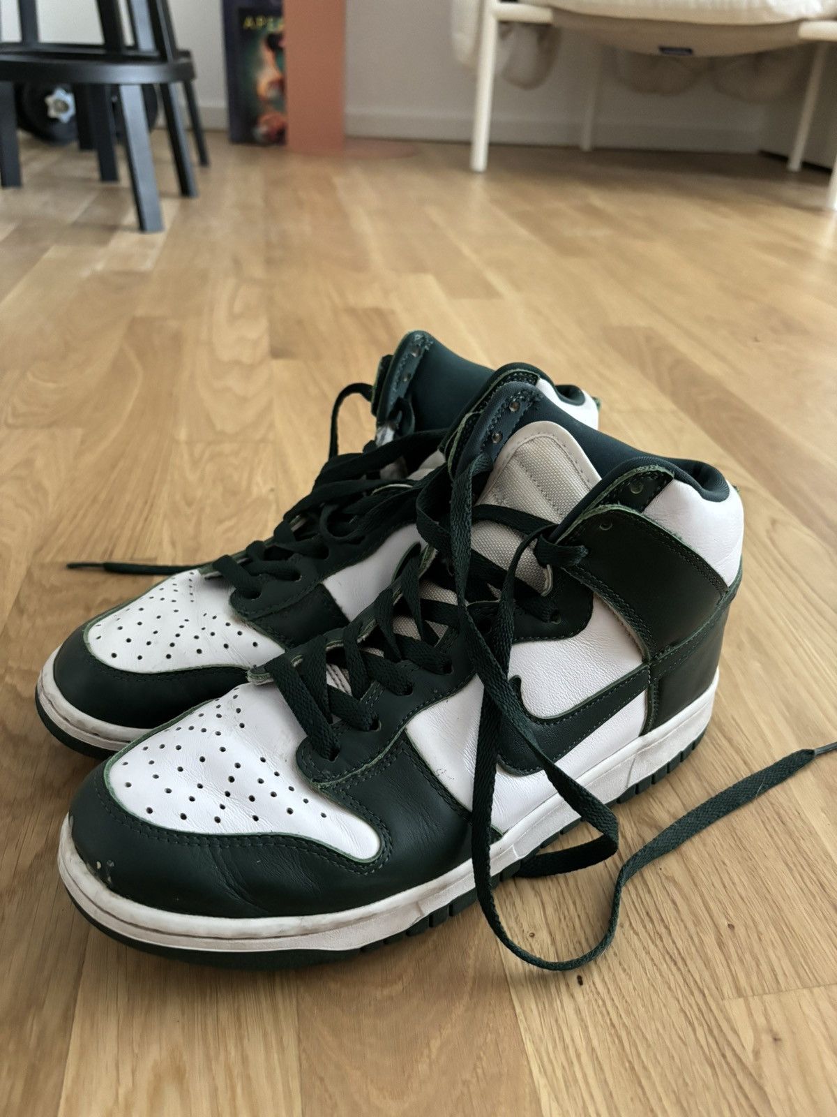 Nike Dunk Hi „Spartan Green“ in US9.5 Size US 9 / EU 42 - 1 Thumbnail