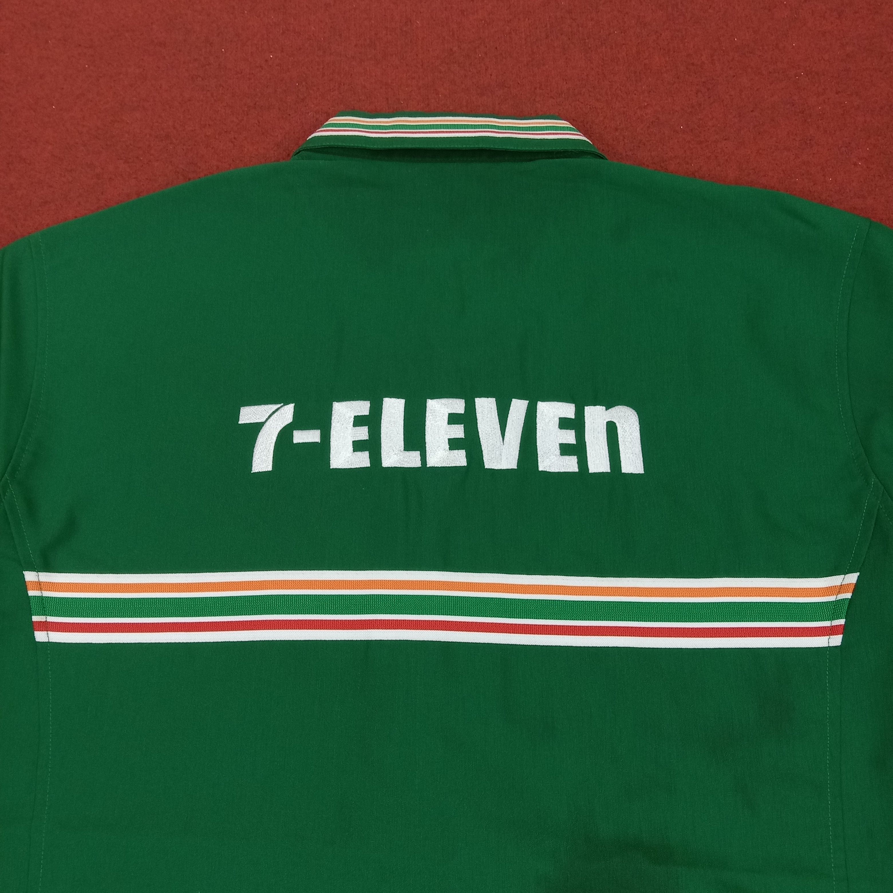 Japanese Brand × Vintage 7 Eleven Uniform Workwear Jacket Size US L / EU 52-54 / 3 - 4 Thumbnail