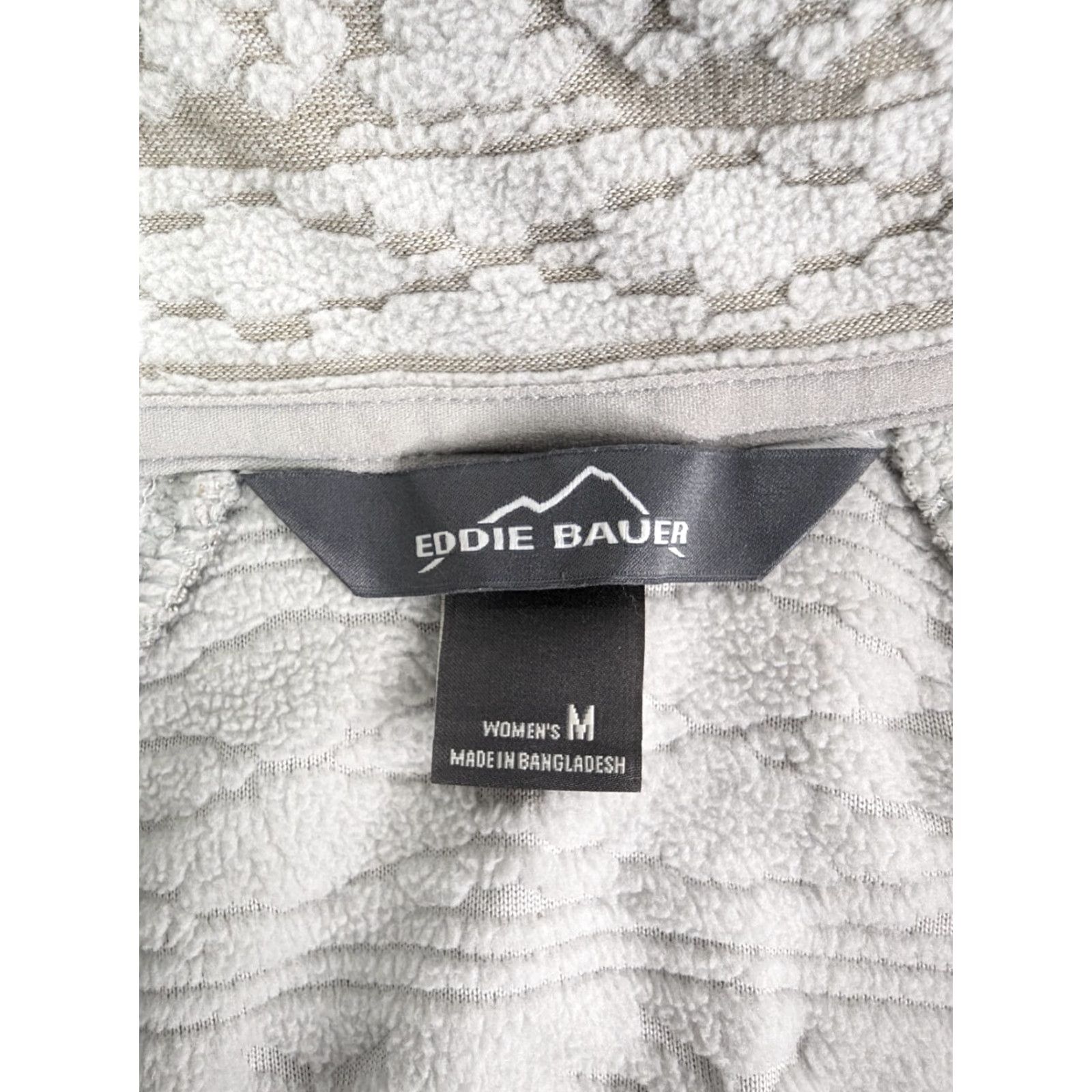 Eddie Bauer Eddie Bauer Sweater Women's Medium White Aztec Fair Isle Print 1/4 Zip Pullover Size M / US 6-8 / IT 42-44 - 7 Thumbnail