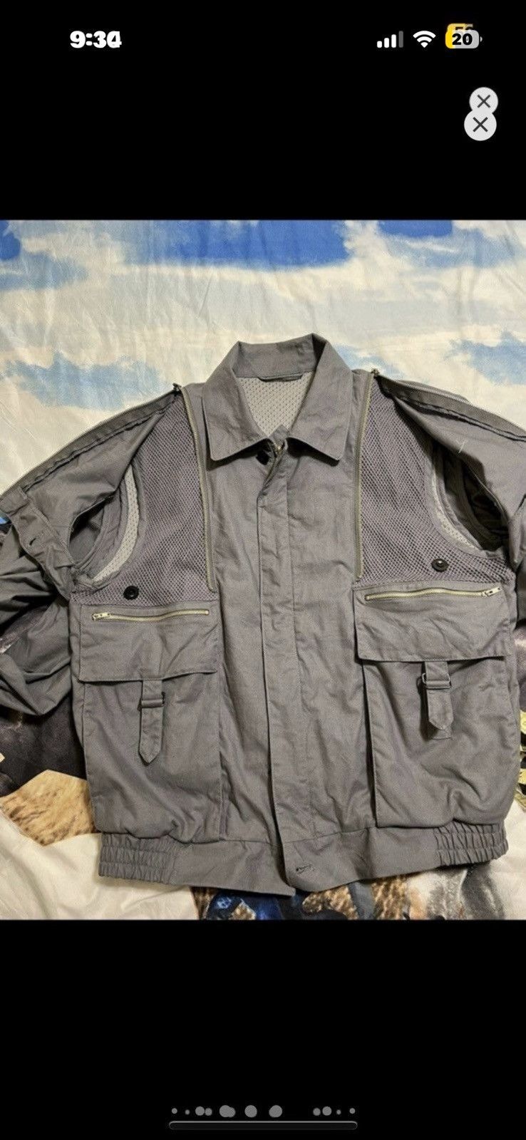 Vintage ***FINAL DROP***RARE 80s TECHNICAL TRANSFORM BOMBER JACKET M Size US M / EU 48-50 / 2 - 21 Thumbnail