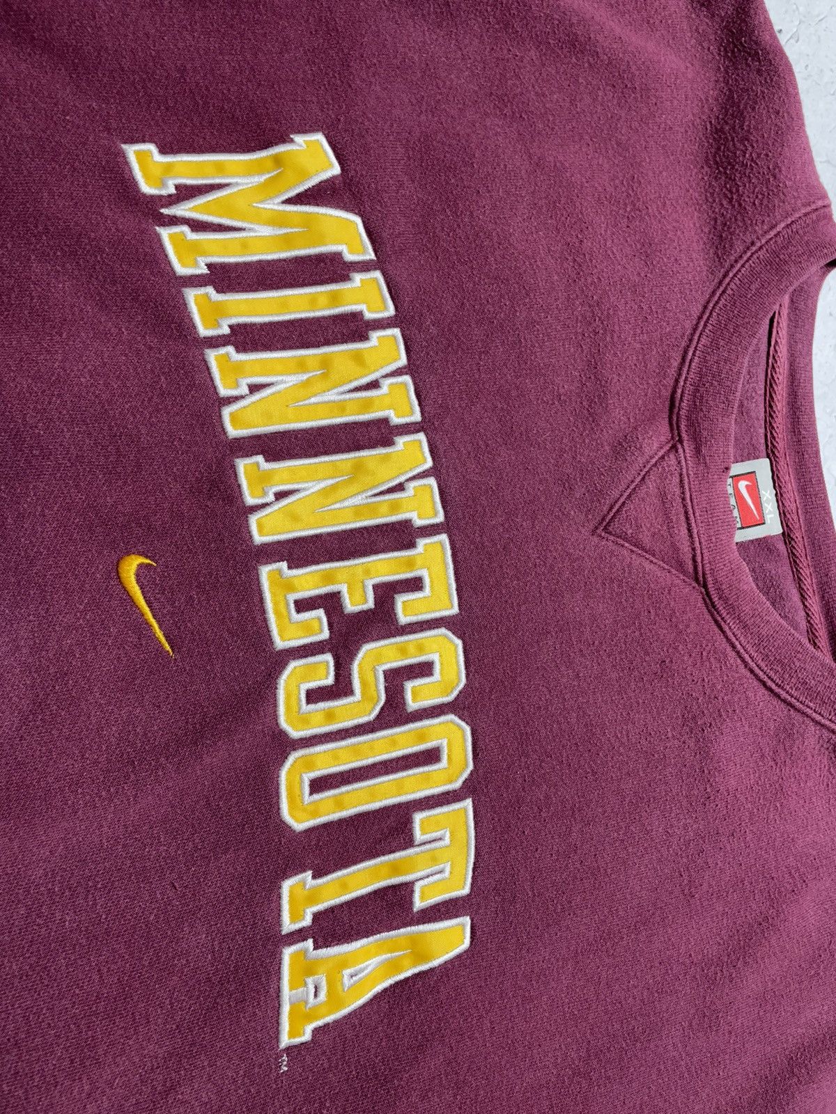 Nike Vintage 90's Oversized Baggy Sweatshirt Nike Minnesota Y2K Size US XXL / EU 58 / 5 - 6 Thumbnail