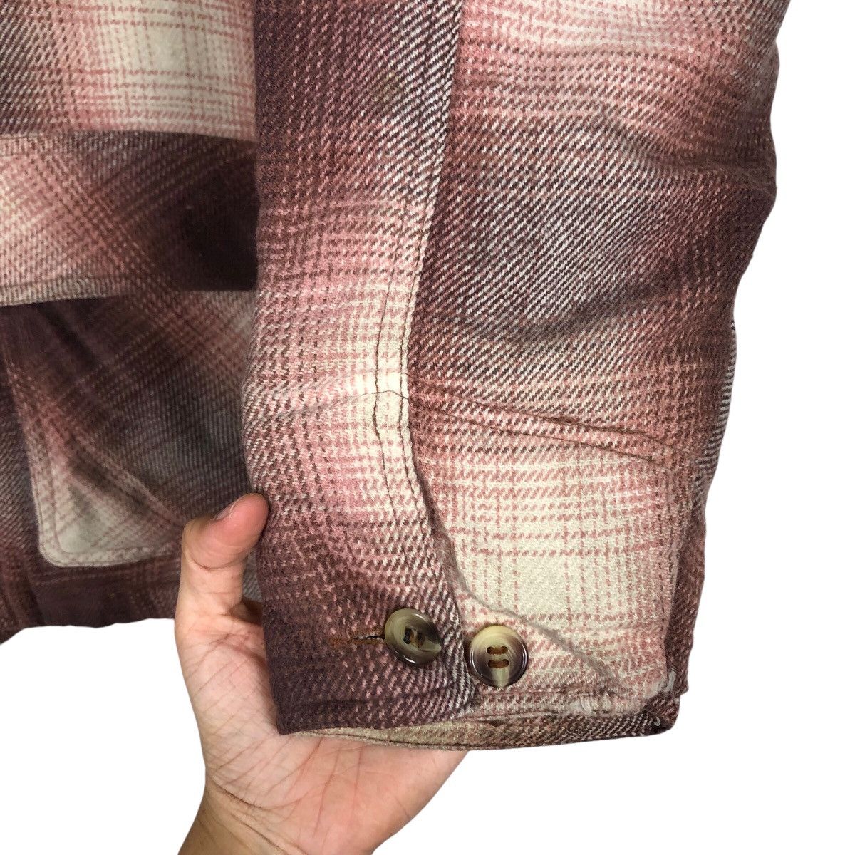 Hysteric Glamour 📌Vintage Shirt Button Jacket Shearling Tartan Design Size US L / EU 52-54 / 3 - 16 Thumbnail