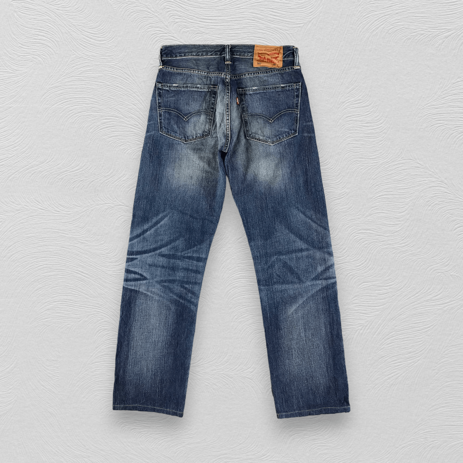 Levi's Vintage Levis 503 Jeans Faded Blue Denim KJ1668 Size US 29 - 2 Thumbnail