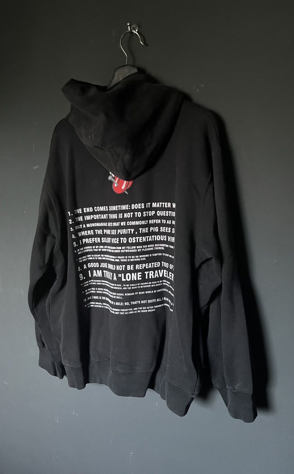 Number (N)ine AW03 Archive Number (N)ine ‘Rolling Stones’ Hoodie Size XL Size US L / EU 52-54 / 3 - 6 Thumbnail