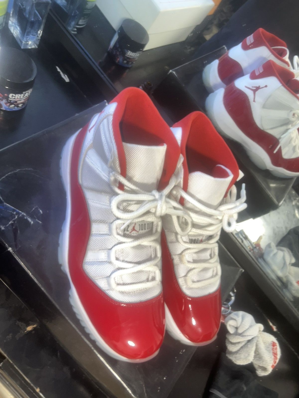 Jordan Brand Air jordan retro 11 white varsity red- black Size US 10 / EU 43 - 2 Thumbnail