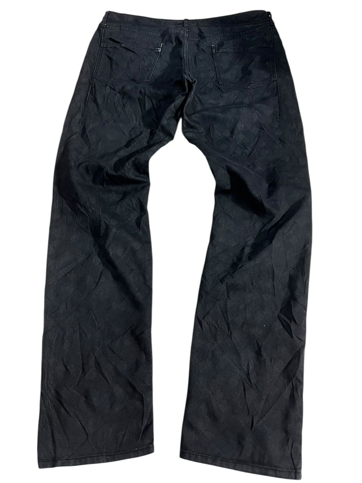 semanticdesign Semantic Design Black Punk Denim Pants Size US 33 - 2 Thumbnail