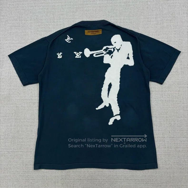 Louis Vuitton Louis Vuitton Pied Piper logo short sleeves Size US L / EU 52-54 / 3 - 2 Thumbnail