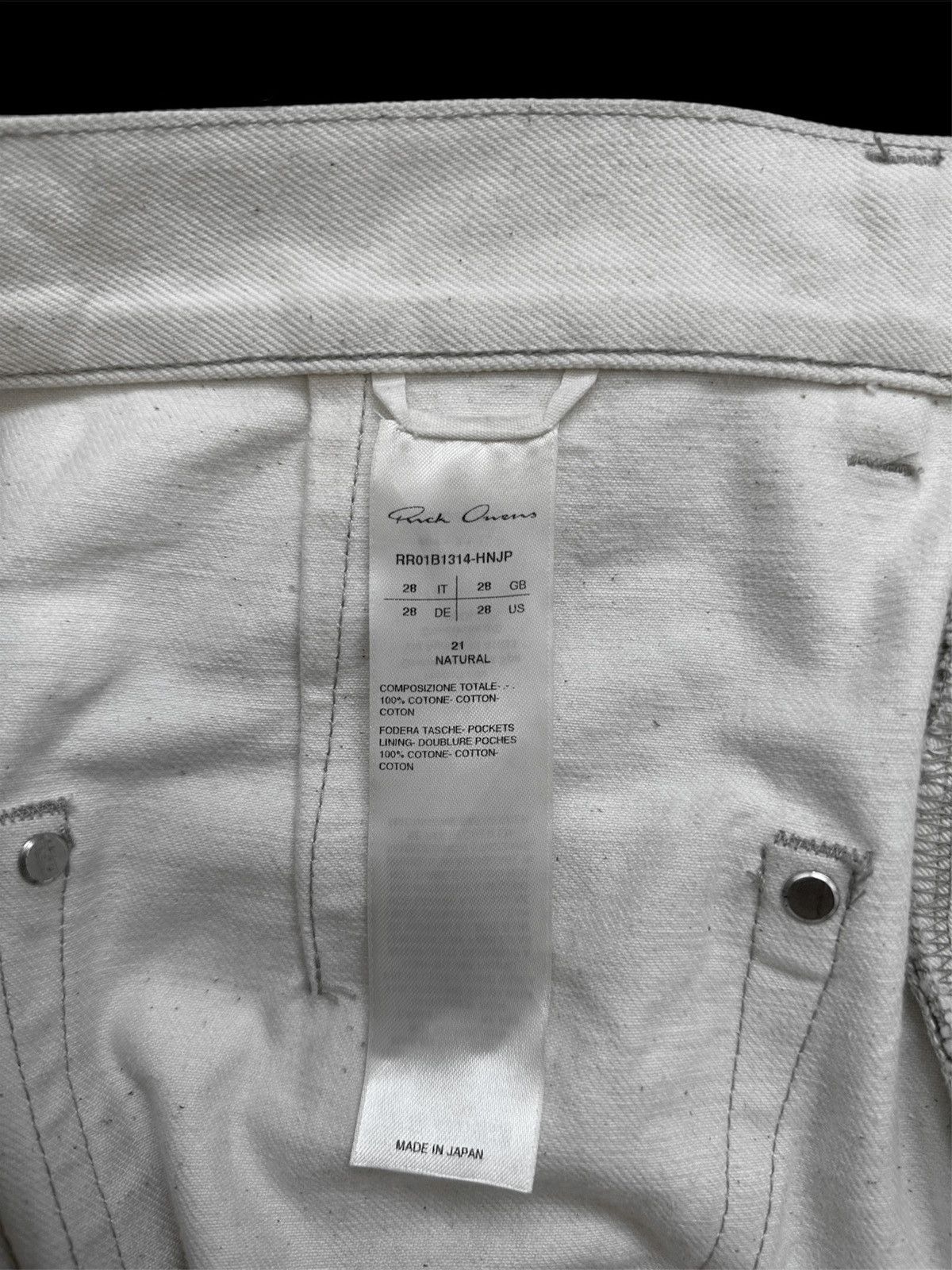 Rick Owens × Rick Owens Drkshdw Rick Owens DRKSHDW Bolans Bootcut Japanese Selvedge Denim Size US 28 / EU 44 - 5 Thumbnail