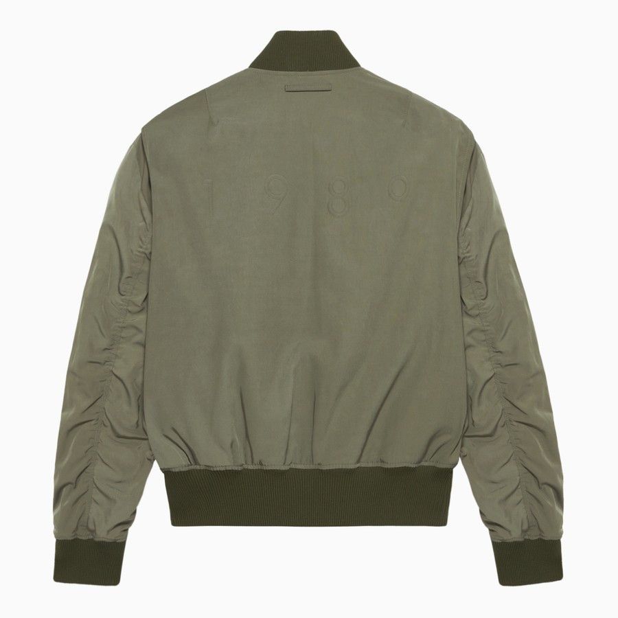 1989 STUDIO o1d2blof1124 Bomber Jacket in Army Green Size US M / EU 48-50 / 2 - 2 Thumbnail