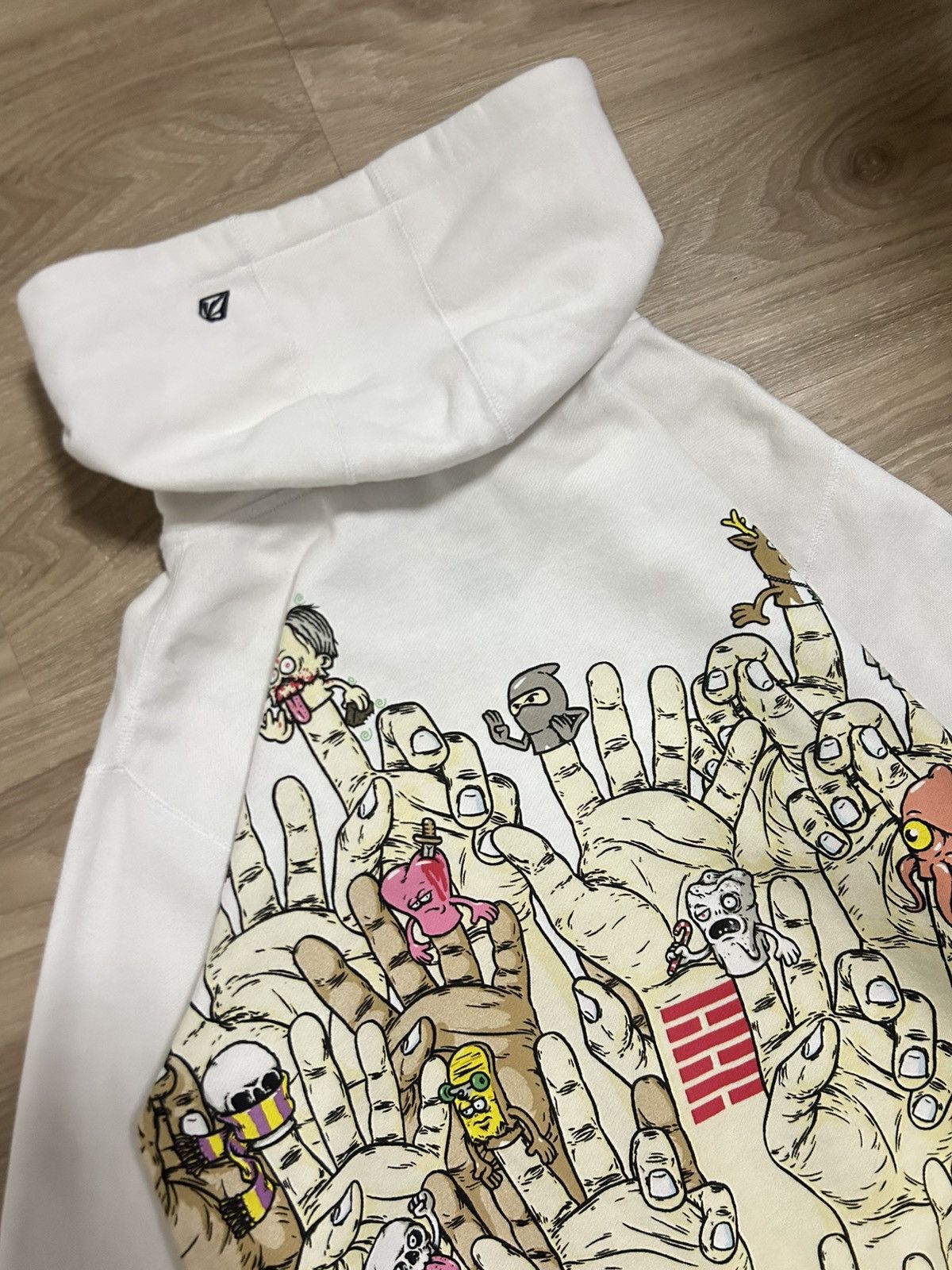 Beauty Beast 🔥RARE Volcom x Todd Bratrud "Artist Series" Zip Hoodie Size US S / EU 44-46 / 1 - 8 Thumbnail