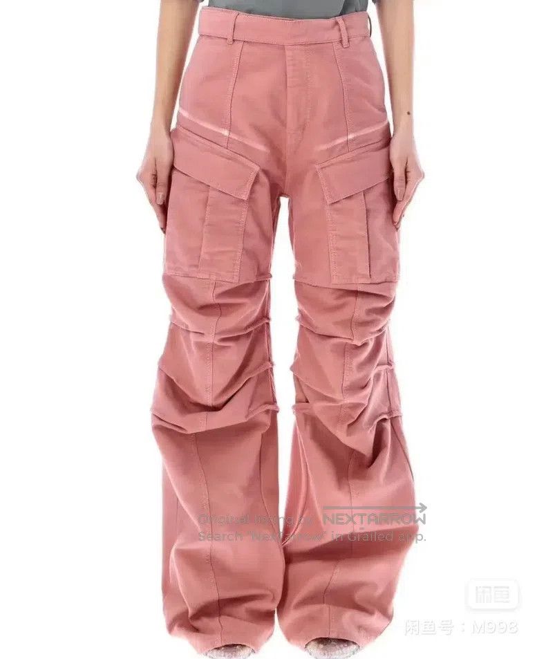 Y/Project Y/PROJECT Size S Pink pleated tooling pocket casual pants Size US 28 / EU 44 - 2 Thumbnail