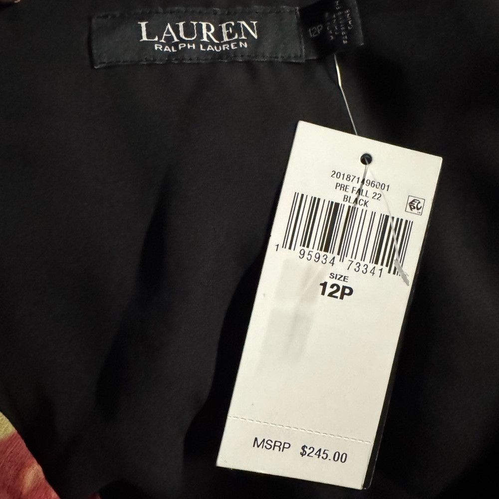 Ralph Lauren NWT New $245 Ralph Lauren Floral Crinkle Georgette Dress Si Size XL / US 12-14 / IT 48-50 - 8 Thumbnail