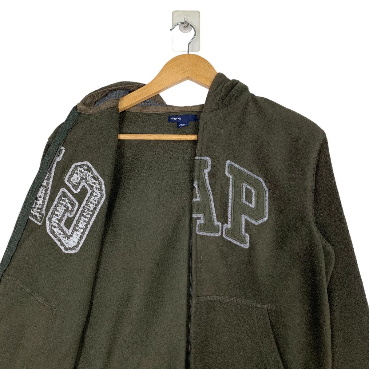 Gap GAP Kids Big Logo Zipper Fleece Hoodies #1067-C48 Size US M / EU 48-50 / 2 - 11 Thumbnail