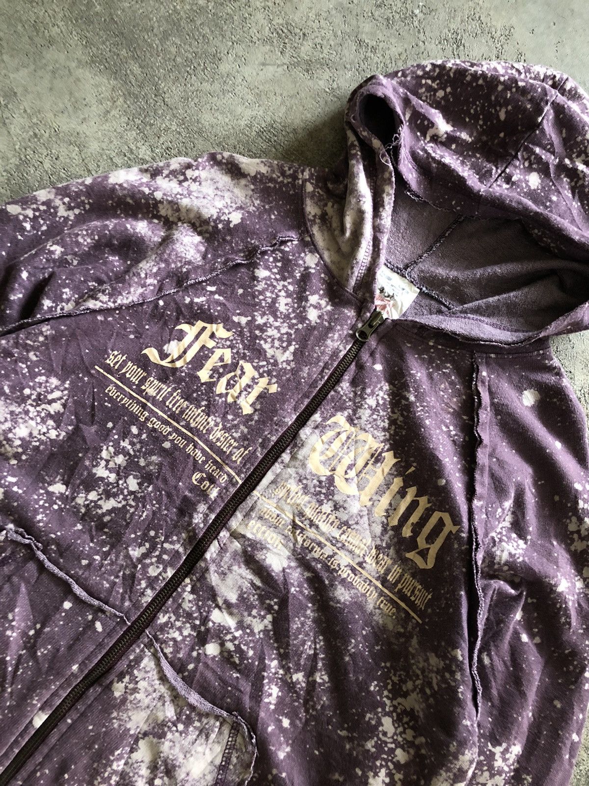 If Six Was Nine 405 POEM ZIP HOODIE TIE DYE LGB STYLED Size US M / EU 48-50 / 2 - 4 Thumbnail