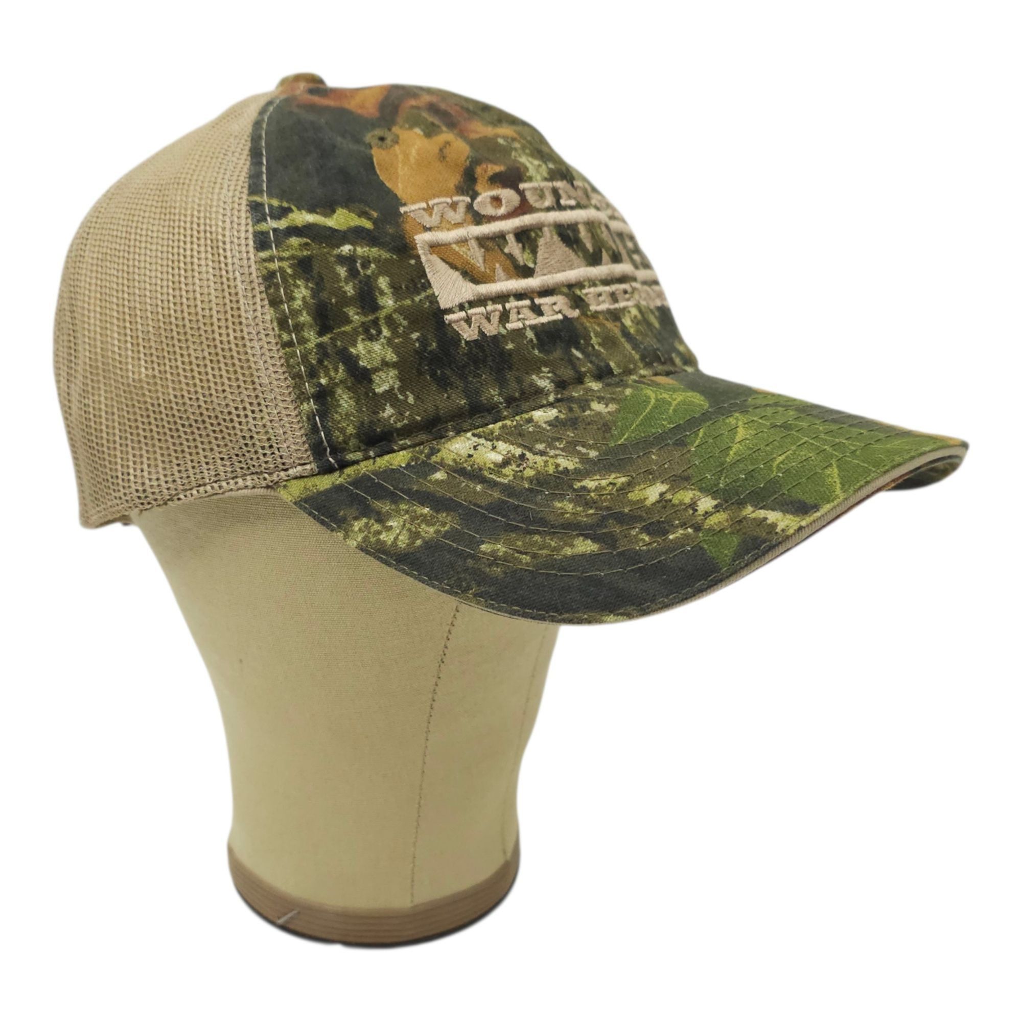 Mossy Oaks Mossy Oak Wounded War Heroes Mesh Back Camo Strapback Cap Size ONE SIZE - 3 Thumbnail