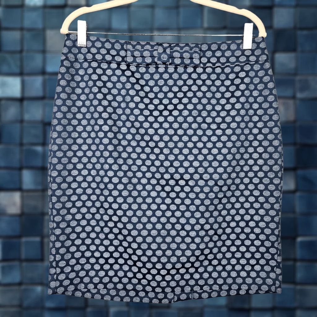 Loft Output: Loft By Ann Taylor Womens Pencil Skirt Size 8 Multicolor, Bow Waist, Light Polyester Size 30" / US 8 / IT 44 - 1 Thumbnail