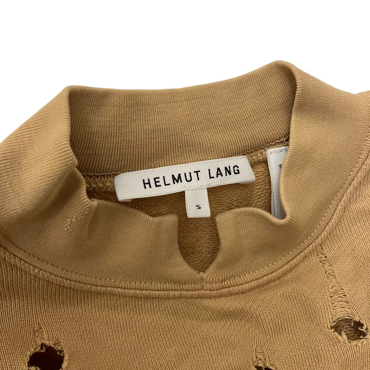 Helmut Lang Distressed Drop Shoulder Sweatshirt Size US S / EU 44-46 / 1 - 5 Thumbnail
