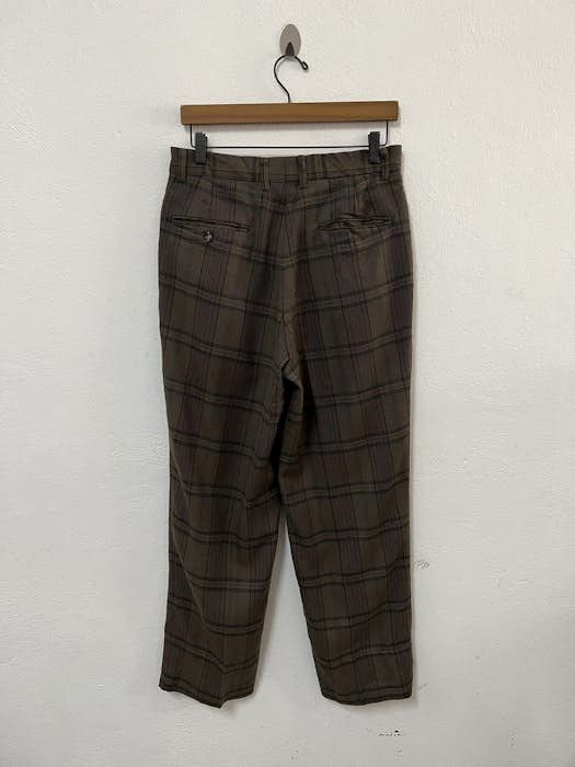 Vintage Vintage Plaid Tartan Wool Pant Size US 30 / EU 46 - 5 Thumbnail